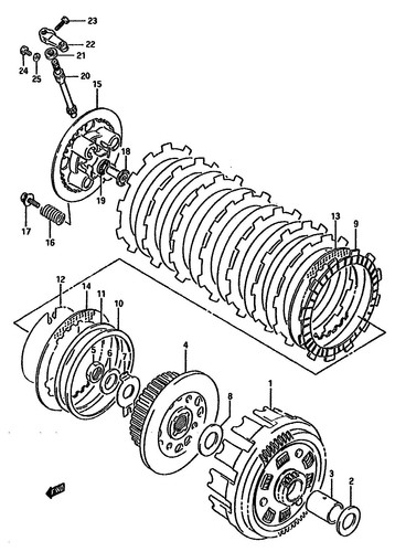 Suzuki genuine washer dr750 - suzuki,