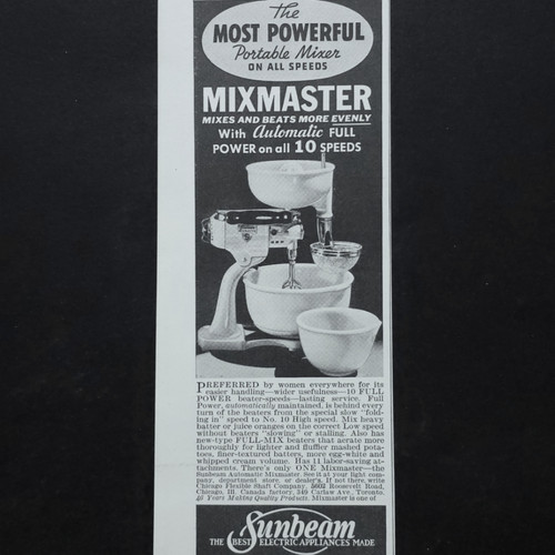 Sunbeam mixmaster portable - sunbeam,