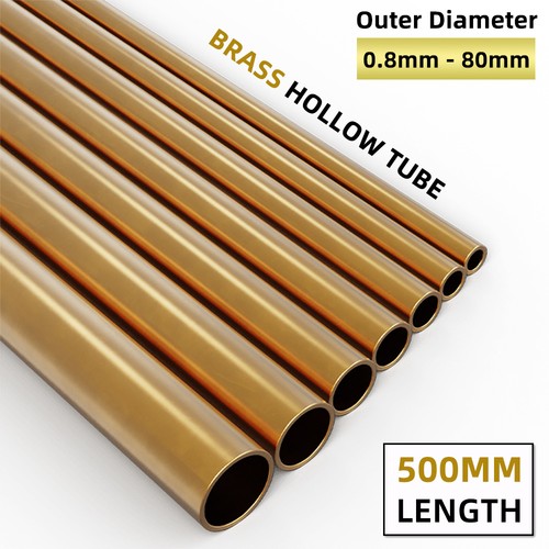 Brass round tube pipe tubing - round,