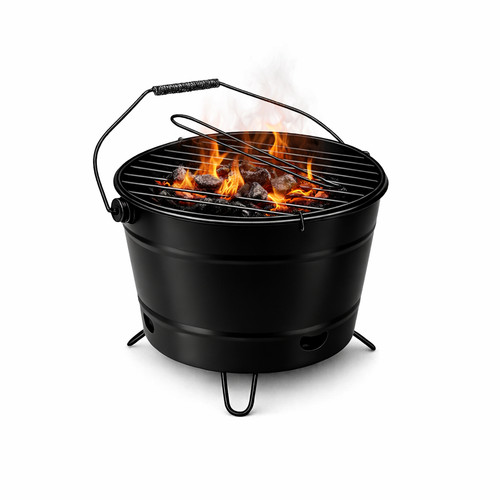 Outdoor bbq fire - bbq,