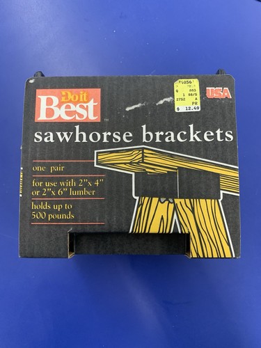 Pair plastic sawhorse - of,