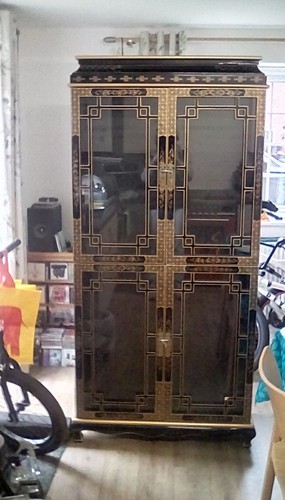 Chinese black lacquered - chinese,