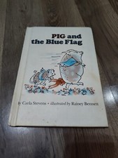 Pig And The Blue Flag By Carla