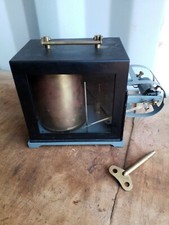 Vintage Thermograph Clockwork Movement Metal and Glass, Ink well and key include