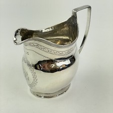 Antique Solid Silver Milk Jug