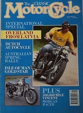 Classic Motorcycle Jan 1991 BSA "Gold Star", ZUNDAPP K800, MORGAN Aero, BMI