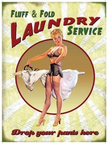 Fluff and fold laundry - laundry, service