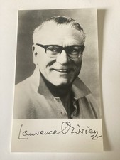 LAURENCE OLIVIER Hand Signed