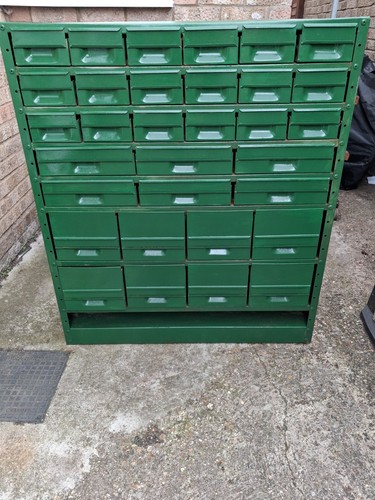 Vintage industrial drawers - vintage,
