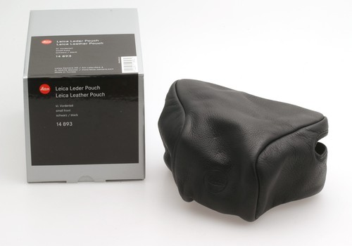 Leica leather pouch - leather, with