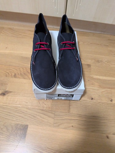 Roamers mens dark navy - roamers, suede