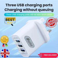UK 3 Pin Plug Adapter Wall