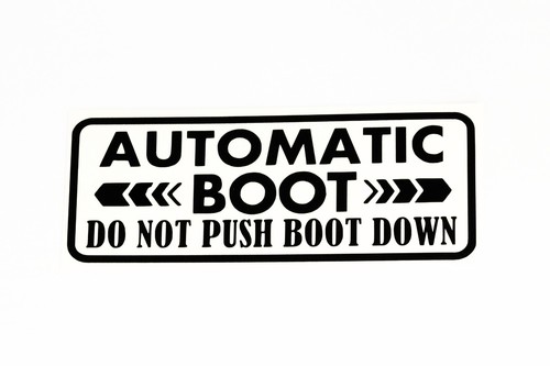 Automatic boot not - do,
