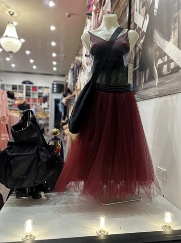 Repetto burgundy red tulle - red,