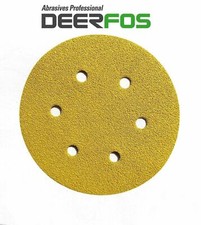 150mm 6 hole 6 inch Orbital Sanding Discs Sandpaper Pads fits Bosch Erbauer etc.