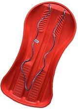 KIDS RED SNOW SLEDGE TOBOGGAN