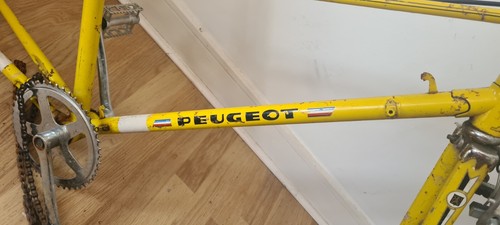 Vintage peugeot bike frame and - peugeot,