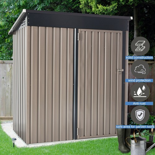 3ft garden shed galvanised - x,