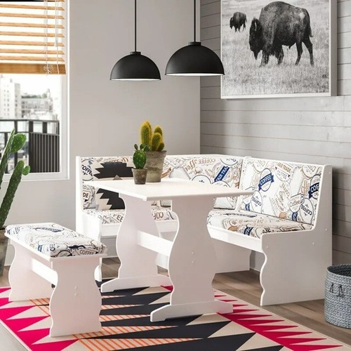 Coffee cushioned corner - coffee,
