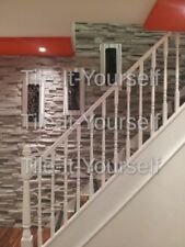 Set of 4 concrete wall