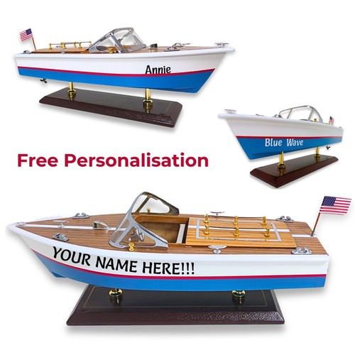 Model speed boat personalised - boat,
