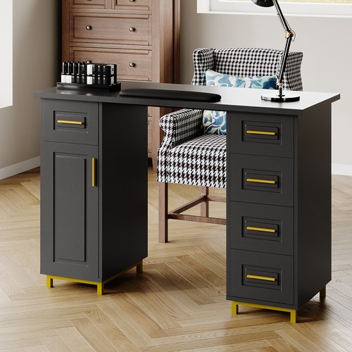 Black manicure table - manicure,