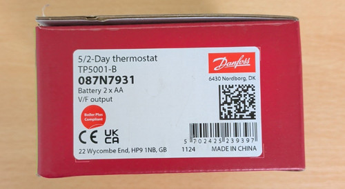 Danfoss tp5001 2 day - danfoss, 5/2