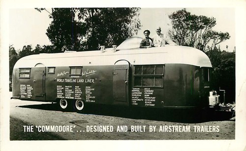 Real photo postcard airstream - real,