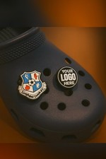 Football Badge Croc Charms