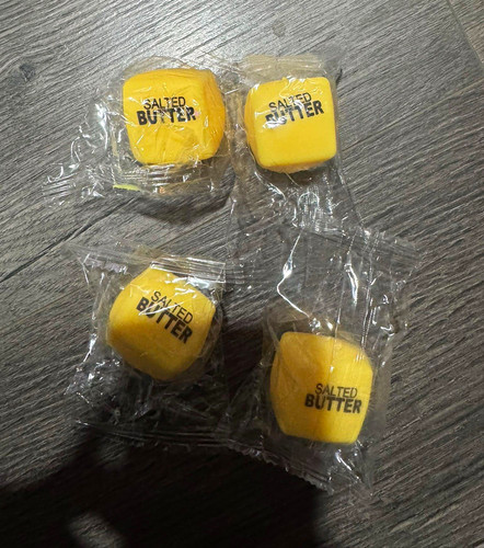 Yellow foam mini - mini, cubes
