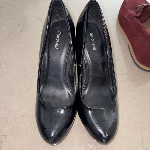 Graceland black patent high - graceland,