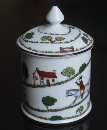 Coalport lidded mustard pot - coalport,
