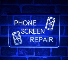 Screen Repair Neon LED Light