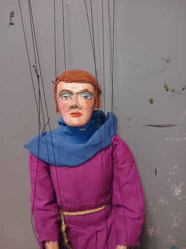 Antique cole marionette folk - antique,