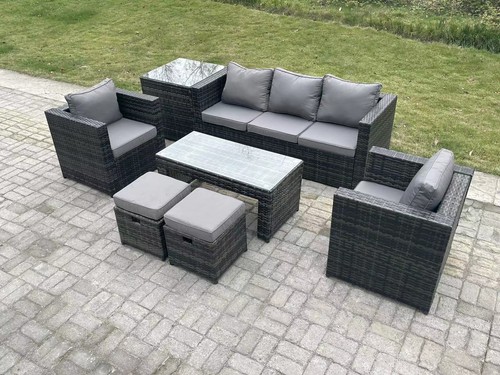 Fimous lounge rattan sofa set - rattan,