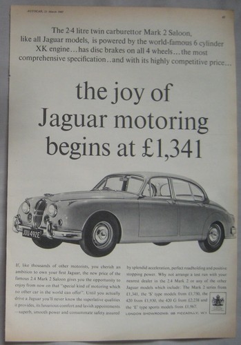1967 jaguar mark - mark, 2