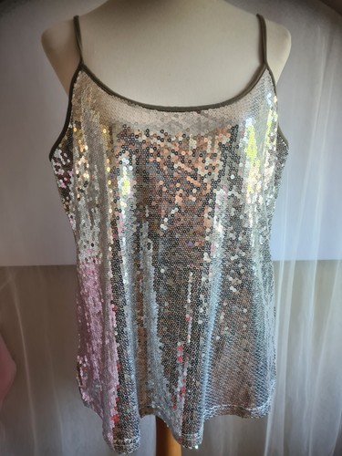 Vintage sequin sparkle vest - sequin,
