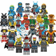 Custom Lego 24x Ninjago Warrior Super Hero Jay Kai Nya Lloyd Zane Minifigure Toy