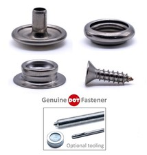 Snap fastener press studs - , kit