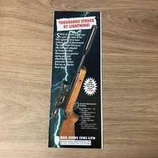 GUNS162 MAGAZINE ADVERT 12X5 BSA GUNS (UK) LTD: BSA LIGHTNING