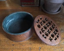 Vintage Wooden Potpourri Bowl