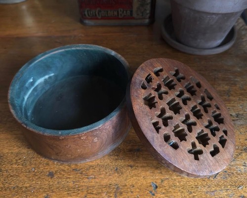 Vintage wooden potpourri - vintage, bowl