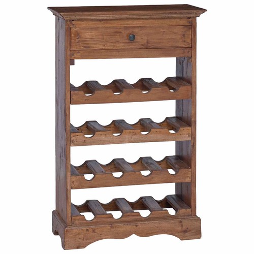 Wine rack solid mahogany - rack, wood