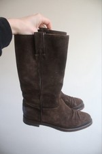 Vintage Gucci Brown Suede Call