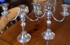 Antique Candelabras X2 Silver