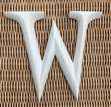 Posh graffiti decorative - "w",