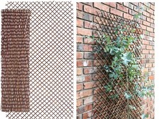 Expanding Garden Natural Willow Climbing Plant Support Wall Trellis Panels  