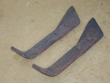 2 International tandem Disk Harrow Gang Blade Scrapers 13 - 14 ft farm field.