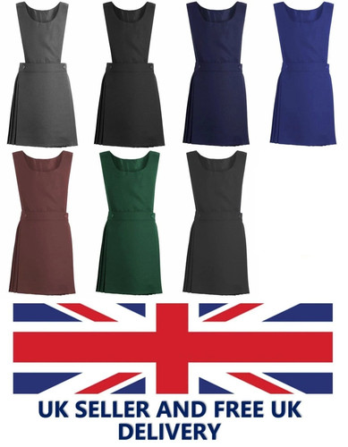 Girls bib pinafore pleated - bib,