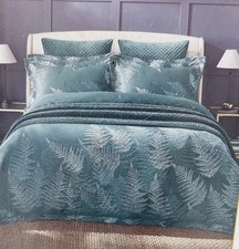Dorma Bedding, Super King Size, Winter Fern, Duvet Cover, Emerald